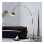 Retro Metal Dekoratif Eskitme Rustik Mafsallı C Kol Köşe Lambası Lambader Başlık Çap:40 Cm