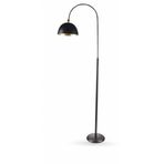Retro Metal Siyah Dekoratif Köşe Lambası Lambader Hareketli Başlık Çap:40 Cm