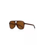 Retro Moda Unisex Güneş Gözlüğü Kahve 1041