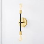 Retro Modern Gold 2 Li Tavan Plofyoner Rustik Avize