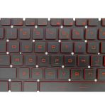 Retro MSI GE72 6QLApache-230XTR Kırmızı Işıklı Uyumlu Klavye