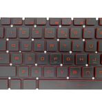 Retro MSI GT62VR-6RD-026CA Kırmızı Işıklı Uyumlu Klavye