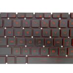 Retro MSI PE70 7RD Kırmızı Işıklı Uyumlu Klavye
