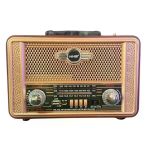 Retro, Nostaljik, Ahşap Tasarım Bluetooth Hoparlörlü, Şarjlı, Taşınabilir Otantik Tasarımlı Fm/Am Destekli Radyo Ns8098 (5433)