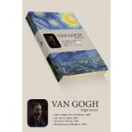 Retro Note Van Gogh 1 Night Series Çizgisiz 64 Sayfa 14x21 cm 4'lü Defter Seti