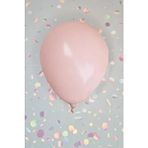 Retro Pink Blush Lateks Balon 12 Inç Retro Renk Balonlar 10 Lu - Pembe