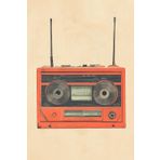 Retro Rewind: A Vintage Cassette Journal: 6x9 Lined Notebook – Boombox Cover for Music Lovers & Creatives