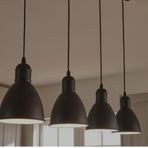 retro rustik masa üstü dörtlü metal avize 100CM SİYAH TABAN MYL002719