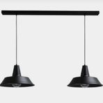 RETRO RUSTİK VİNTAGE İKİLİ MASA ÜSTĞ SIRALI AVİZE 100CM KASA MYL002695