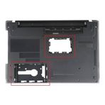 Retro Sony Vaio SVE1513KCXS Siyah V1 Alt Kasa