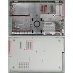 Retro Toshiba Satellite S55-A5279 Beyaz V1 Alt Kasa