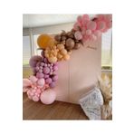 Retro Toz Pembe Sütlü kahve Kahverengi Pastel Pembe Balon Seti 50 Adet