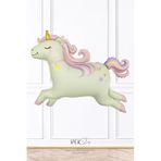Retro Unicorn Folyo Balon Büyük