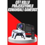 Retro Video Oyunu Konsolu Android Tv El Oyun Konsolu Wıfı Taşınabilir Projeksiyon - TK002M-6VL5L