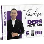 Retro Yayıncılık 2026 KPSS Genel Yetenek 5yüz Türkçe Ders Notu - Aker Kartal