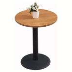 Retro Yuvarlak Sehpa Amerikan Tarzı Yemek Masası Günlük Barlar Kahve Dükkanları ve Sütlü Çay Dükkanları için 60 cm Çap 75 cm Yükseklik Sergiler ve Ön Masalar için Mükemmel