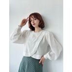 Retrobird Alisa Kapaklı Retro Gömlek Kadın Beyaz