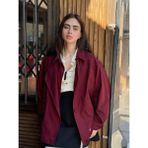 Retrobird Bomber Ceket Mont Kadın Bordo - S - M