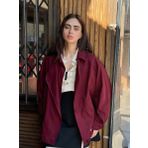 Retrobird Bomber Ceket Mont Kadın Bordo
