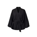Retrobird Mini Wrap Bluz Kimono Kadın Siyah