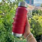 Retrobird Outdoor Kamp Paslanmaz Çelik 400 ML Bordo Termos