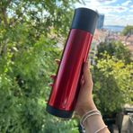 Retrobird Outdoor Kamp Paslanmaz Çelik 500 ML Kırmızı Termos