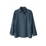 Retrobird Tasarım Bomber Ceket Mont Kadın İndigo