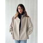 Retrobird Tasarım Bomber Ceket Mont Kadın Taş Beji - 570Taş - L - XL