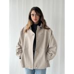 Retrobird Tasarım Bomber Ceket Mont Kadın Taş Beji - 570Taş - S - M