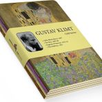 Retronote Gustav Klimt 4'lü Defter Seti 1 - Gold Series - Çizgisiz - 64 Sayfa - 10,5x14cm