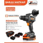 Retta Şarjlı Darbeli Matkap Vidalama 160NM 21V 4AH