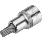 Retta Torx Lokma 1/2" (6.köşe) Kısa - Gümüş - T30