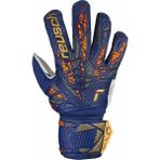 Reusch Attrakt Solid Kaleci Eldiveni 5470515-4410 - 9.5 - Mavi - Turuncu