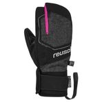 Reusch Torby R-Tex XT Üç Parmak Gri Pembe Kayak Çocuk Eldiveni
