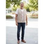 Reva Erkek Mevsimlik Yelek - 2XL - Krem