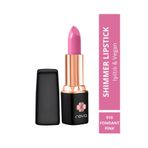 REVA Shimmer Lipstick Fondant Pink - Işıltı Ruj - 4 gr - No: 910 - Vegan & Temiz İçerik