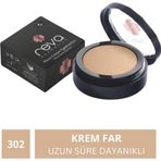 Reva Vegan Krem Göz Farı - No. 302 | Temiz Içerik, Uzun Süre Kalıcı & Mono Cream Eyeshadow Yumuşak Şeftali