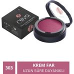 Reva Vegan Krem Göz Farı - No. 303 | Temiz Içerik, Uzun Süre Kalıcı & Mono Cream Eyeshadow - Red Plum - No:303