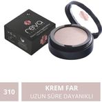 Reva Vegan Krem Göz Farı - No. 310 | Temiz Içerik, Uzun Süre Kalıcı & Mono Cream Eyeshadow Yaprak Pembe