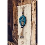 Revard Home Nazar Boncuklu Seramik Asil At Nalı Püsküllü El Yapımı Dekoratif Duvar Süsü Eşyası 12X42 CM