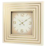 Revello 49x49 cm Krem Karışık Renk Dekoratif Kare Duvar Saati