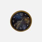 Revello Dekoratif Gece Gold 40x40 cm Düz Yuvarlak Saat