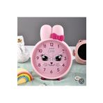 Revello Saatdukkanduvar Home'dan Çocuk Odası Pembe Masa Saati 27x39 Cm Boyut