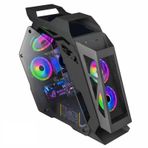 REVENGE Darth Vader 4 RGB Fanlı Cam Panel Robotik Kasa m-ATX Gaming Oyuncu Bilgisayar Kasası (0, Watt)