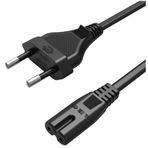 Rever Güç Kablosu PS2, PS3, PS4, Xbox One S, Radyo, TV Uyumlu Power Elektrik Kablosu 1.5 Metre