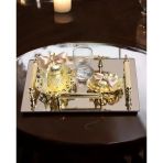 Reverence Gold Damat Fincan Kahve Tepsisi gold