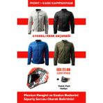 Revertech Şehir Içi Kullanıma Uygun Korumalı Yazlık Motosiklet Montu + Hediye Axxıs Draken S Trooper E5 Kask 🎁