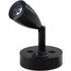 Revex 12-24V Karavan Okuma Lambası Aliminyum Malzeme Akrilik Lens Karavan Okuma Lambası Siyah