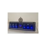 REVEX KAMP&KARAVAN AKSESUARLARI 6 tuşlu kontrol paneli 12/24V voltaj gösterge PD+QC 3.0 hızlı USB soket