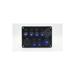 REVEX KAMP&KARAVAN AKSESUARLARI 7 tuşlu kontrol paneli 12/24V 2xPD+QC hızlı şarj + 12/24V voltaj göstergesi+120W çakmaklık